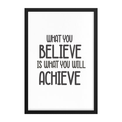 What You Believe